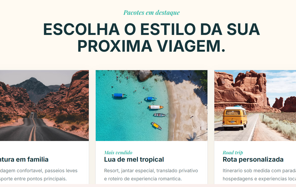 Preview de site institucional